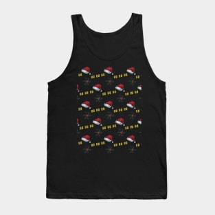 HoHoHo Christmas Pattern Tank Top